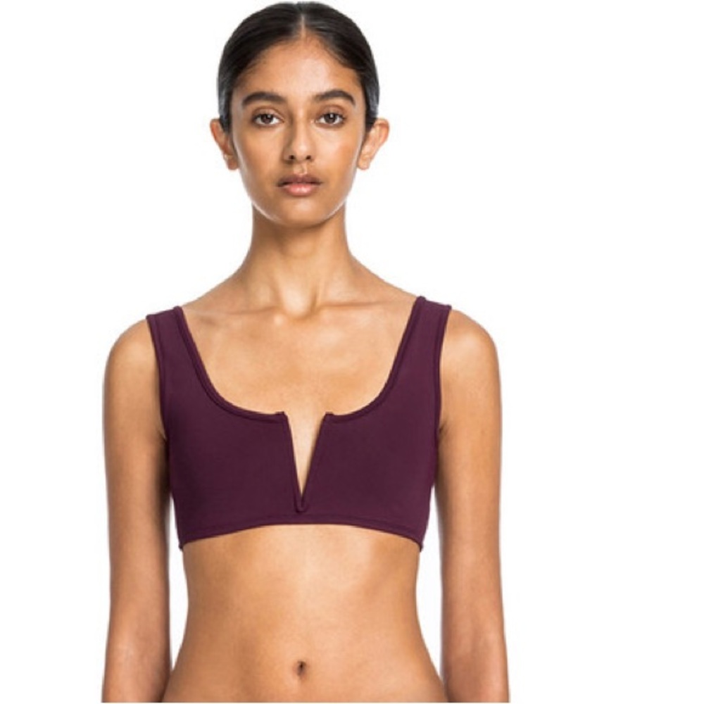 Beth Richards Ines bikini top in port NWOT